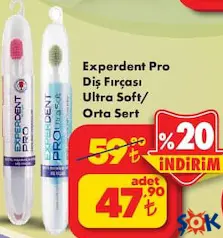 EXPERDENT PRO DİŞ FIRÇASI ULTRA SOFT/ORTA SERT